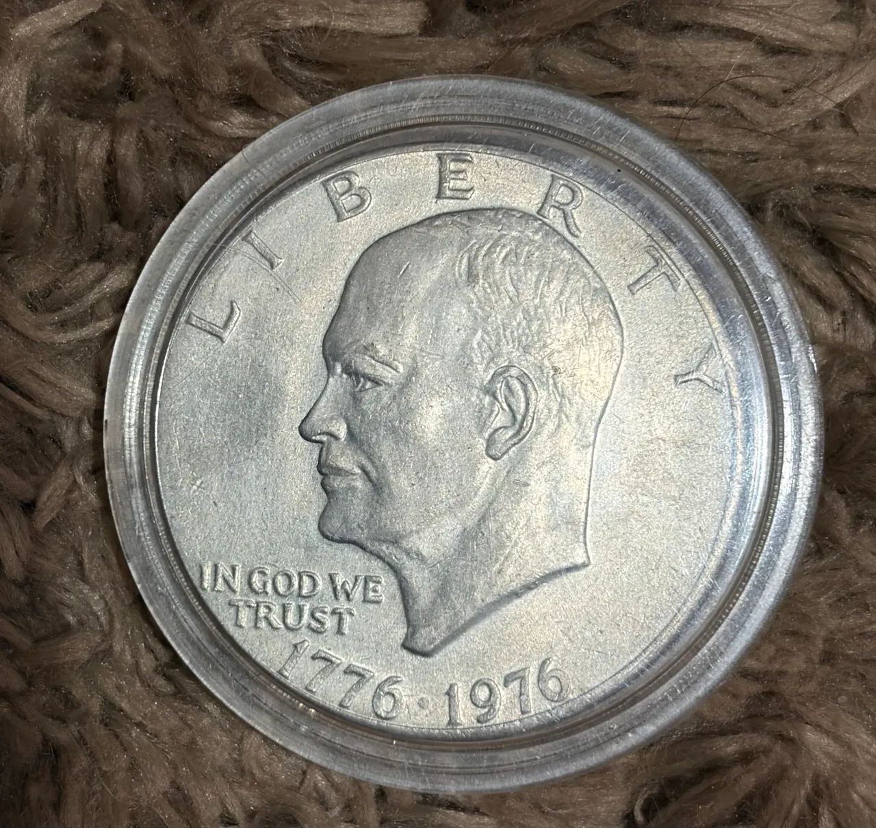 moeda de 1 dólar Eisenhower (Eisenhower Dollar). - Foto 2