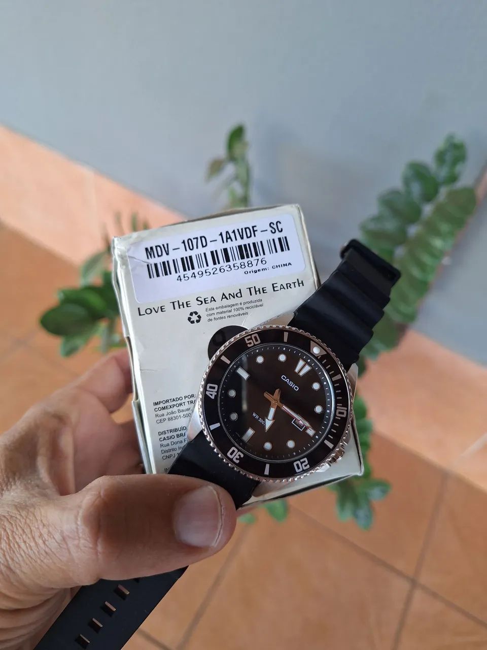 Relógio Casio Duro MDV 107 Preto - Foto 3