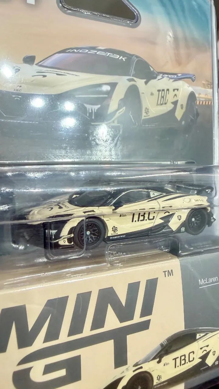 ミニカー MINIGT McLarenLBWK&theboring pullbackcar Carro/van Mini GT Mclaren 720s LB*Works 2025 1:64 preto | MercadoLivre