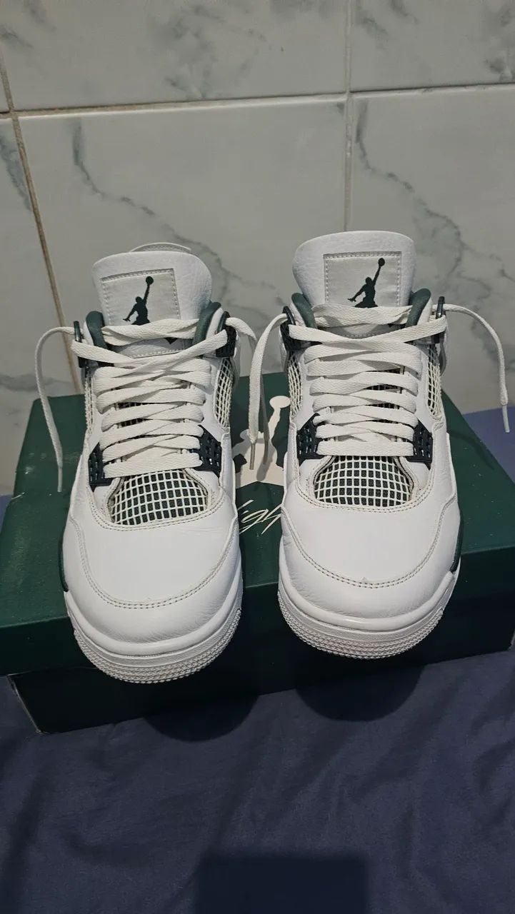 Air Jordan 4 Oxidized Green - Foto 4