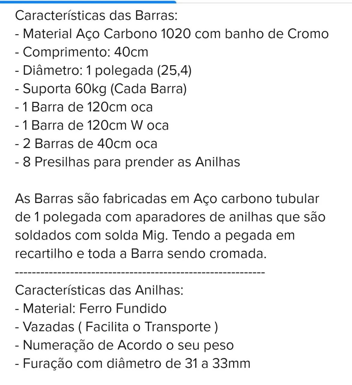EQUIPAMENTO DE TREINO MUSCULAÇÃO  - Foto 4