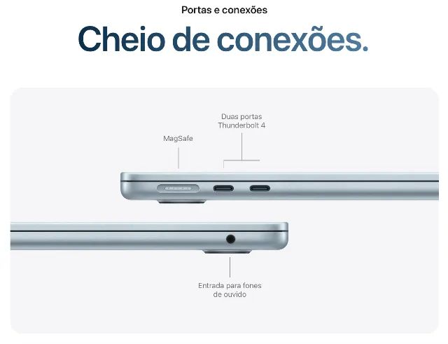 MacBook Air M5 (2026) 13.6? - 512 SSD 16GB Ram - Lacrado - Foto 5