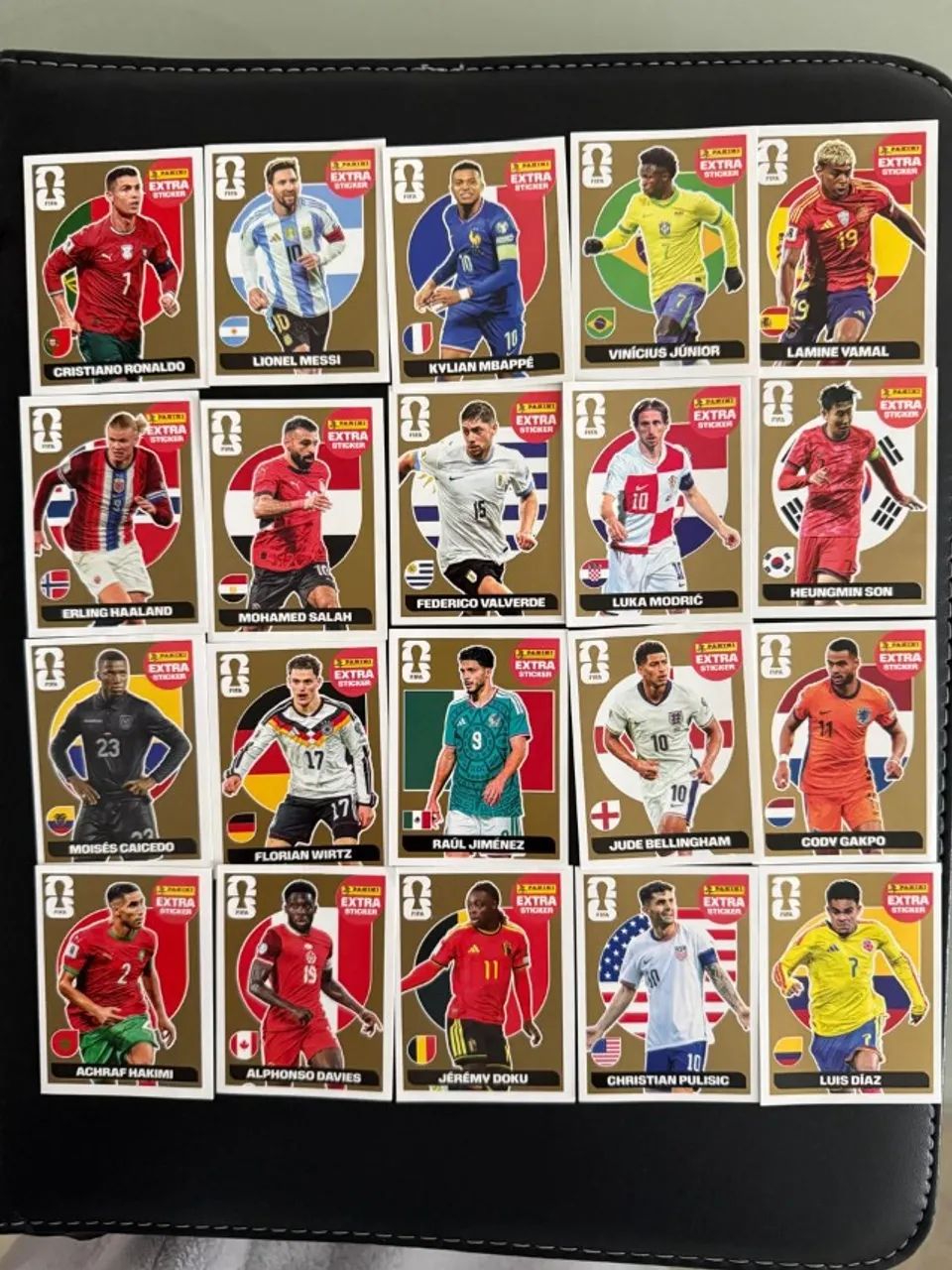 80 Legends ORIGINAIS Copa 2026 Panini - Coleção Completa - Foto 4