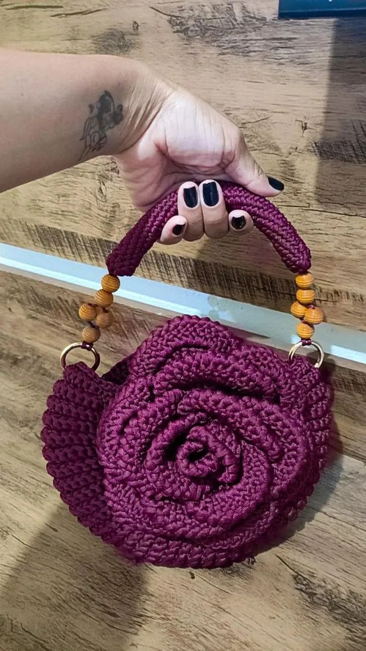 Bolsa de crochê  - Foto 2