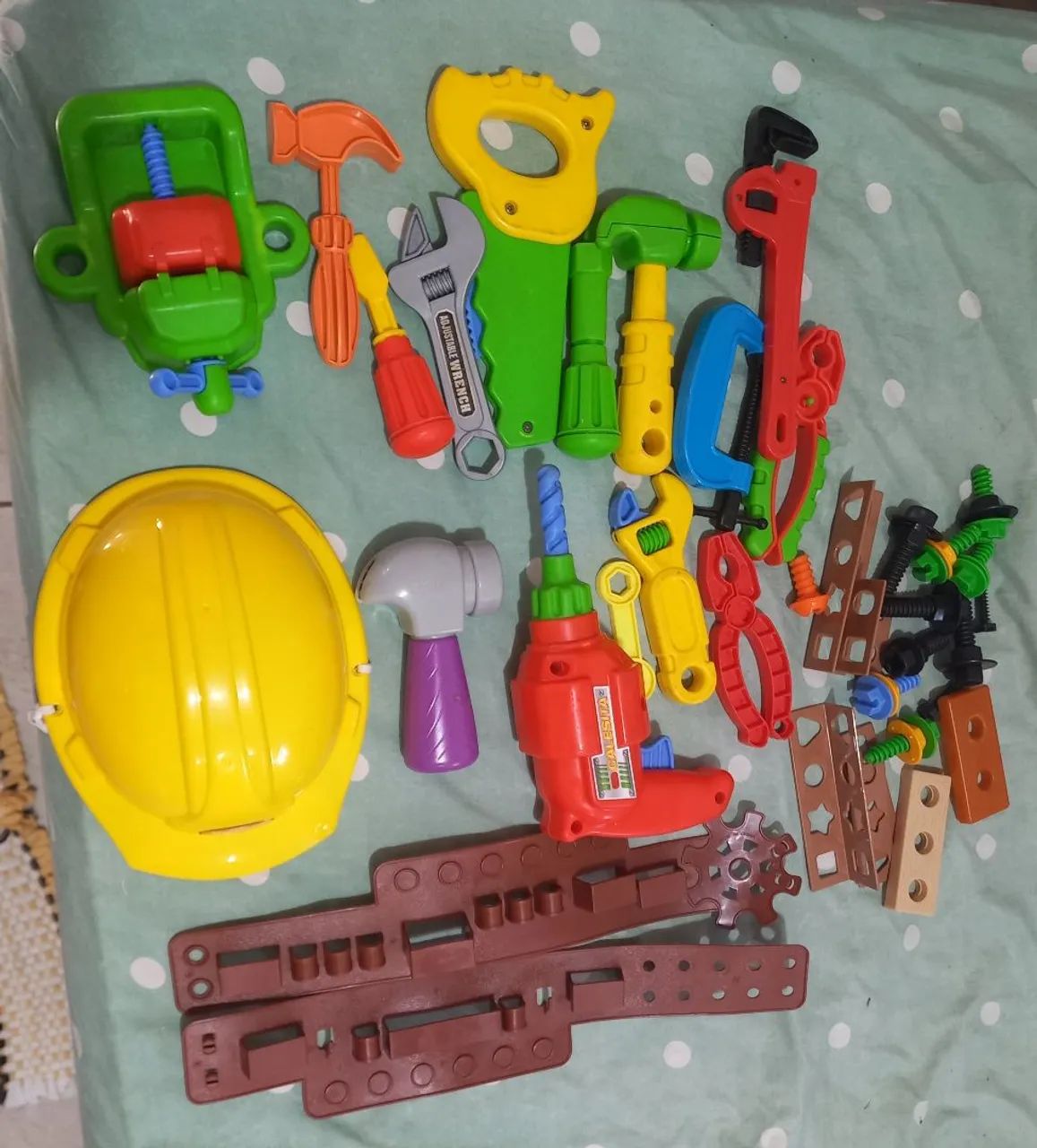 Kit ferramentas de brinquedos 