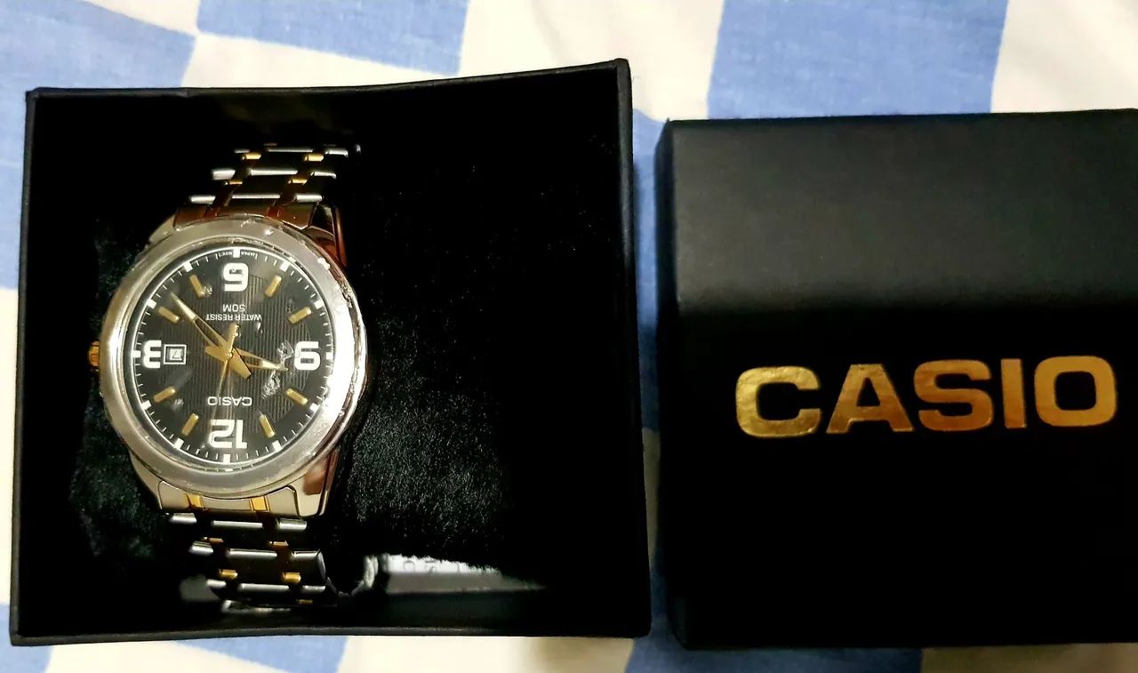 Relógio Casio Enticer MTP-1314SG-1AV - Foto 4