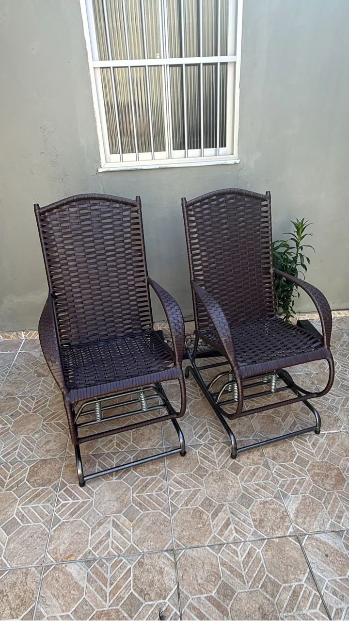 Cadeira de balanço 4 molas nova disponível  - Foto 2