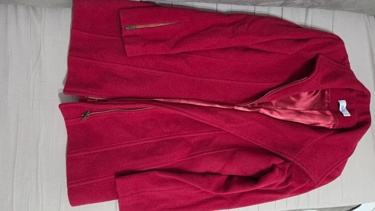 Blazer casaco vermelho 