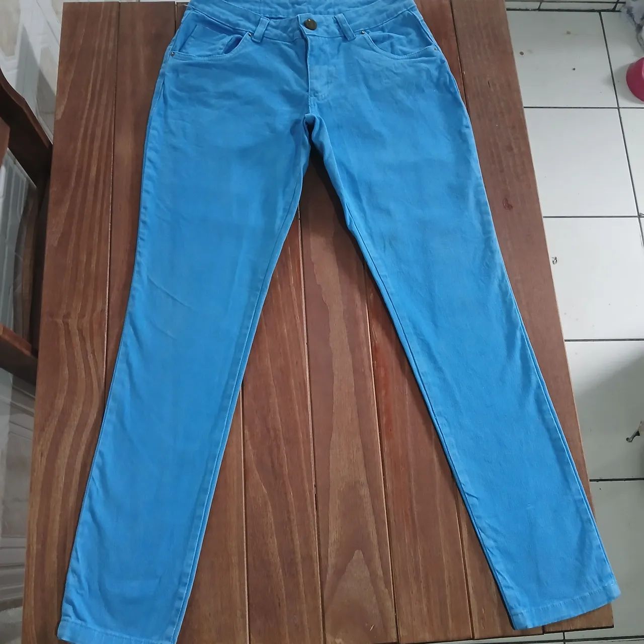 Calça azul