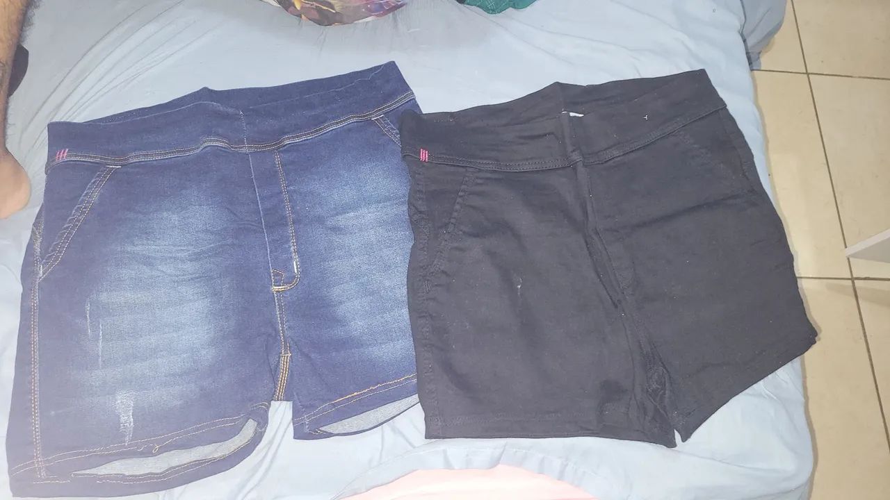 2 Shorts Plus size Beide jeans novo  - Foto 2
