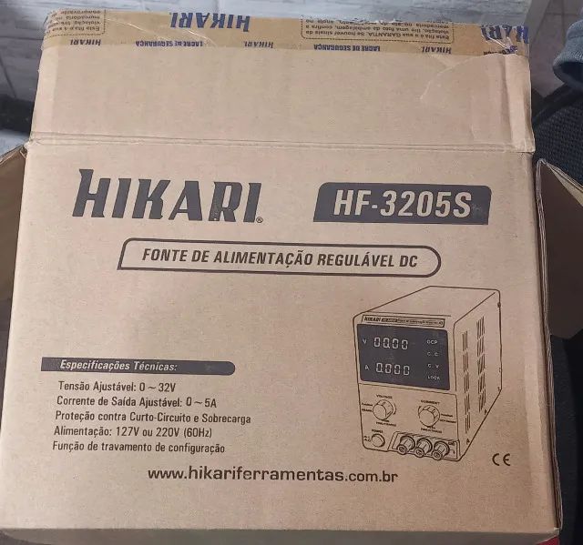 Fonte Assimétrica (bancada) Hikari 3205S 30V 5A Regulável - POUCO USADA - Foto 6