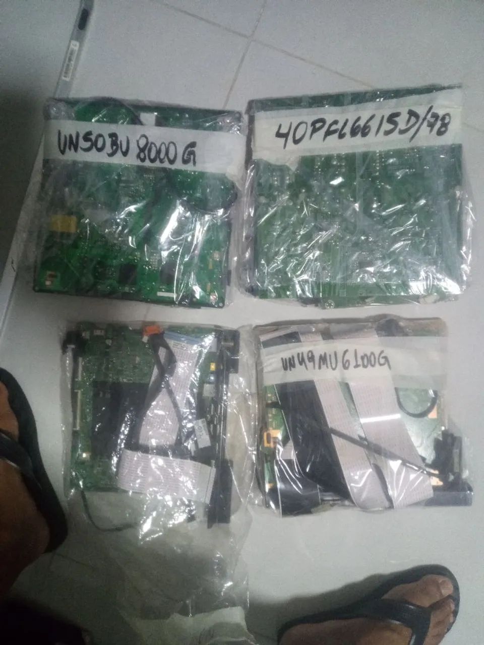 Placas tvs principal e fonte
