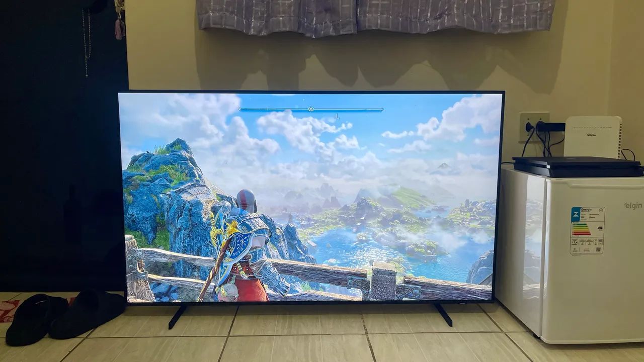 Smart Tv 4K 55 Polegadas Samsung QLed 