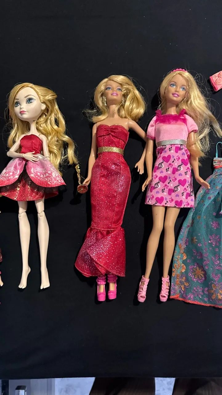Lote bonecas e acessórios Barbie, Polly e EAH - Foto 5