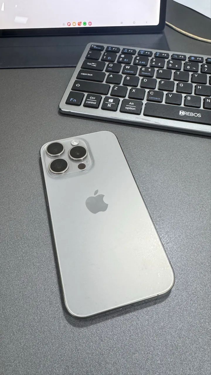 iPhone 15 Pro Gray 256Gb- impecável - Foto 4