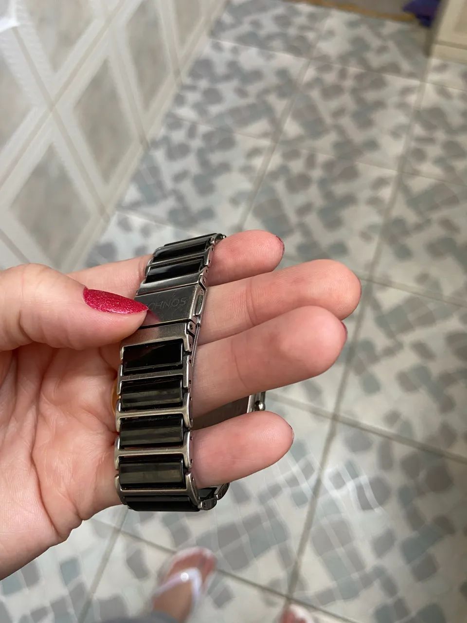 Relógio TECHNOS de cerâmica 