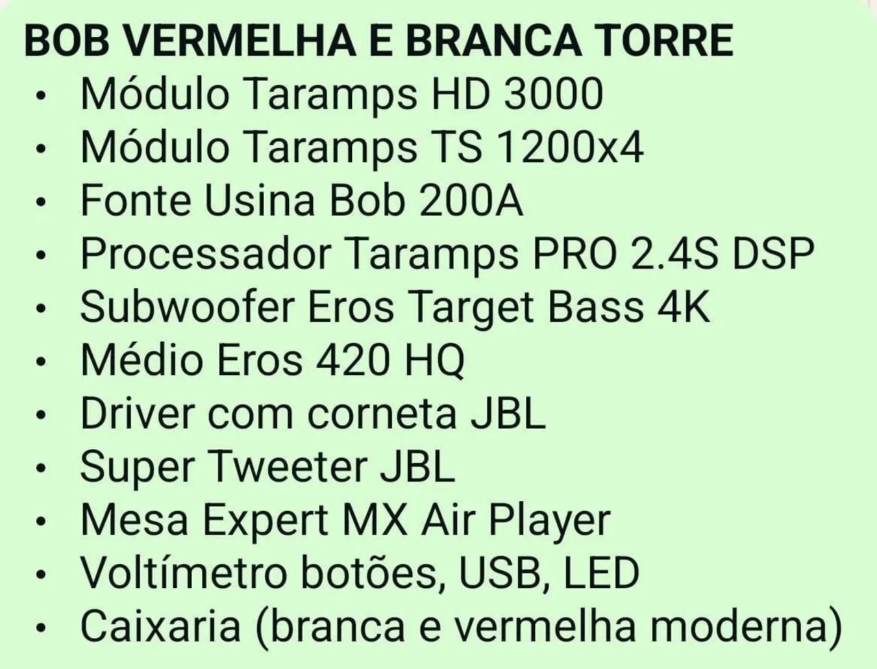 BOB TORRE -  VERMELHA E BRANCA - Foto 5