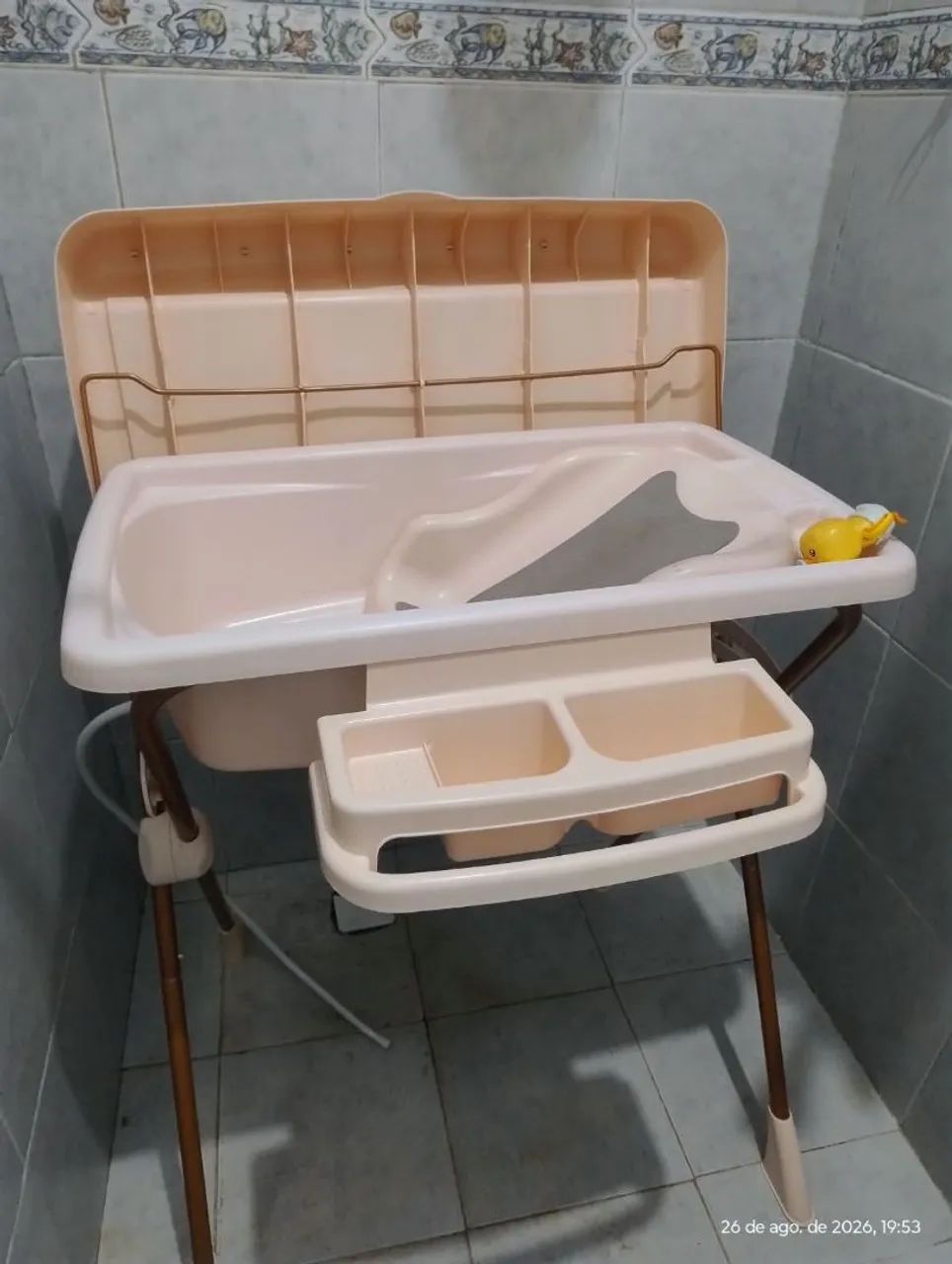 Banheira para bebê Burigotto Rosa