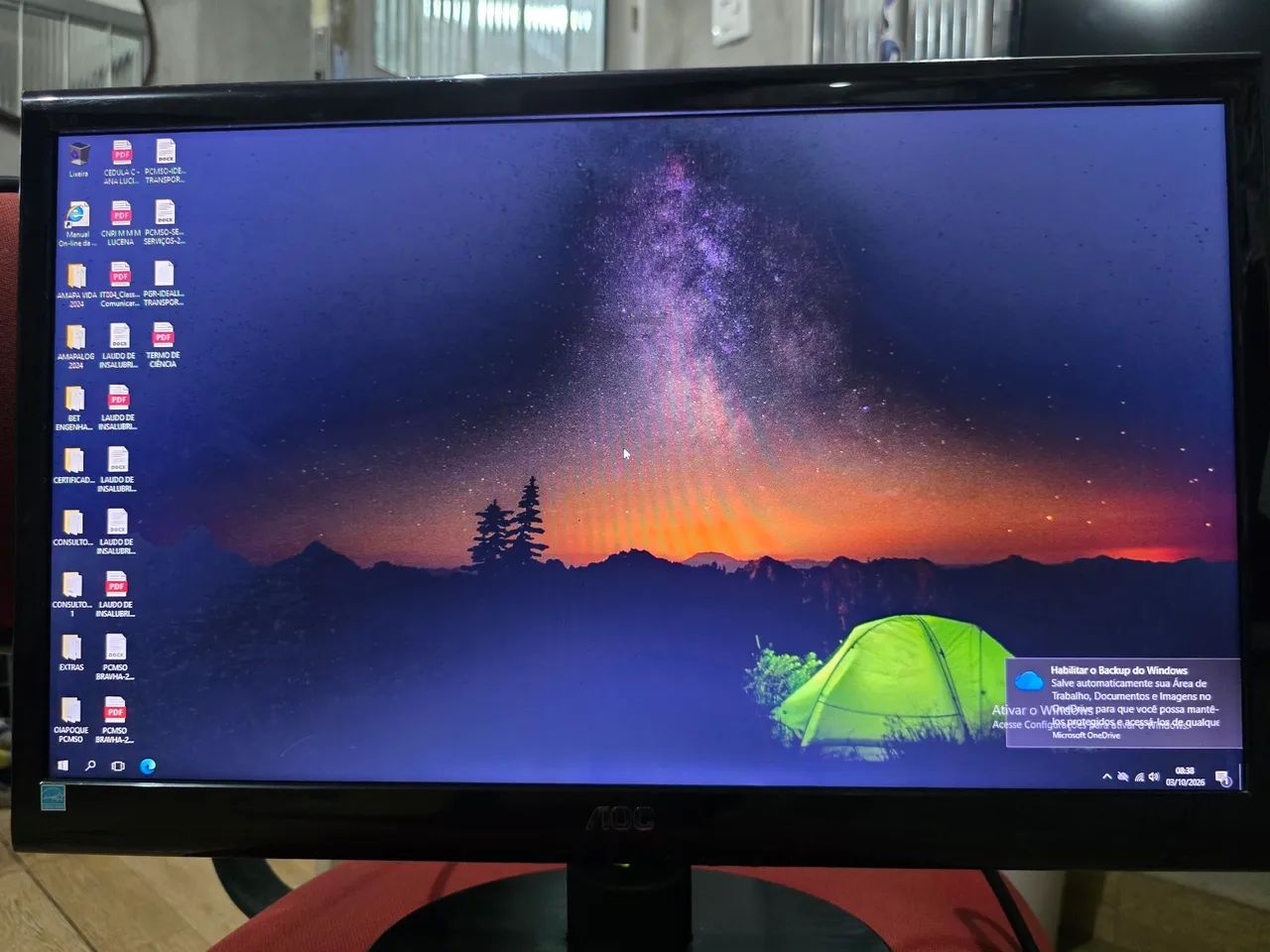 Monitor de LED AOC de 21,5 polegadas - Foto 2