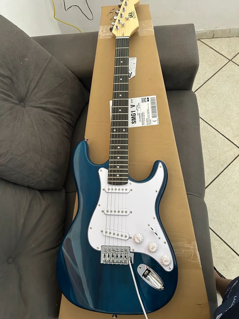 New guitar in box