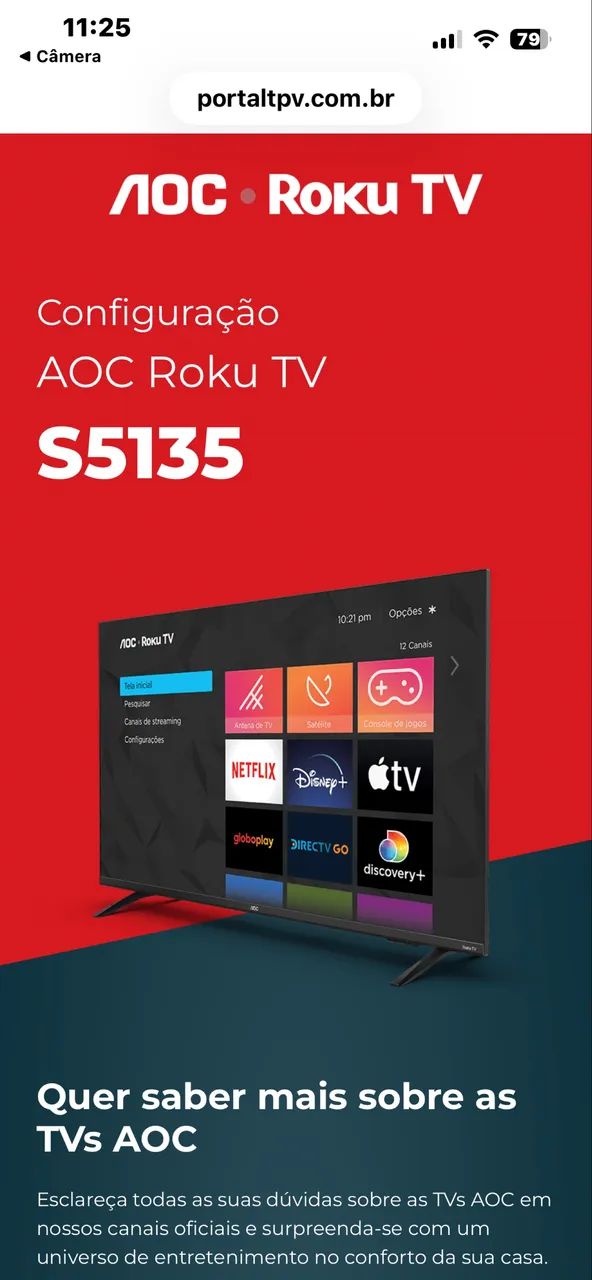 TV AOC Roku  - Foto 3