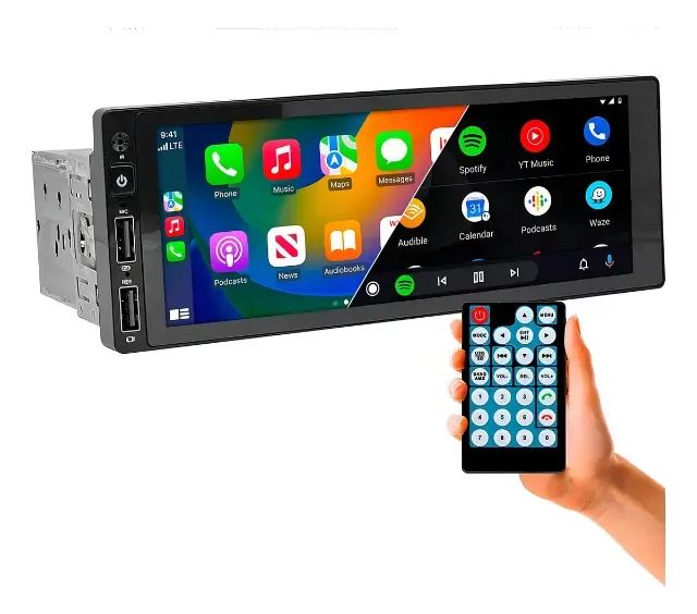 MP5 1 DIN Full Touch 6.86? - Espelhamento e Bluetooth