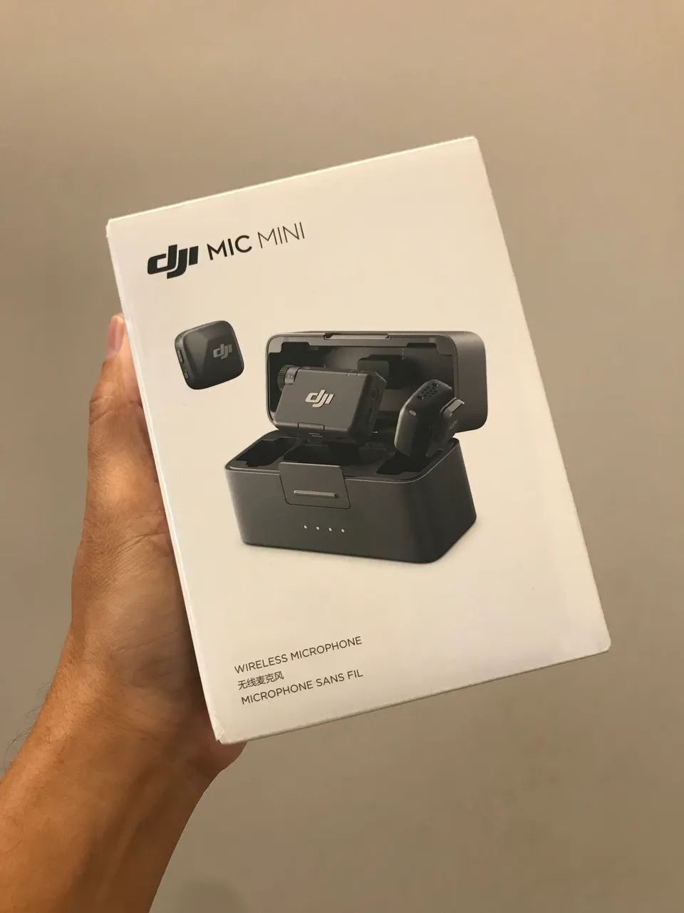 Microfone DJI MIC MINI Lapela sem fio 