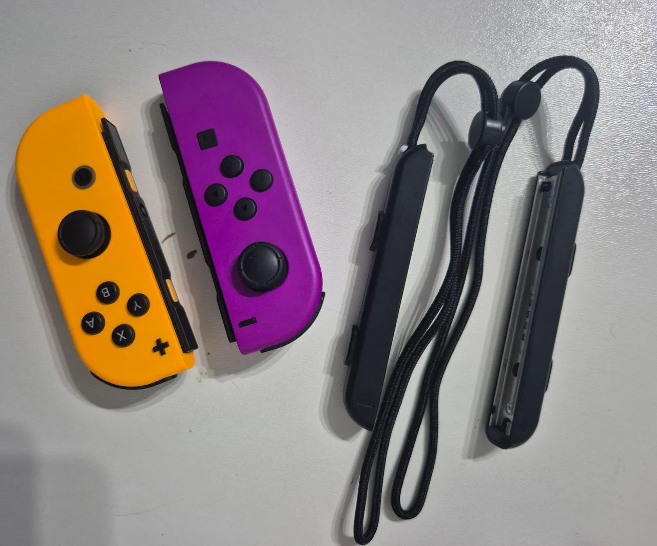 Joy con Roxo com Laranja Nintendo Switch Original usado - Foto 4