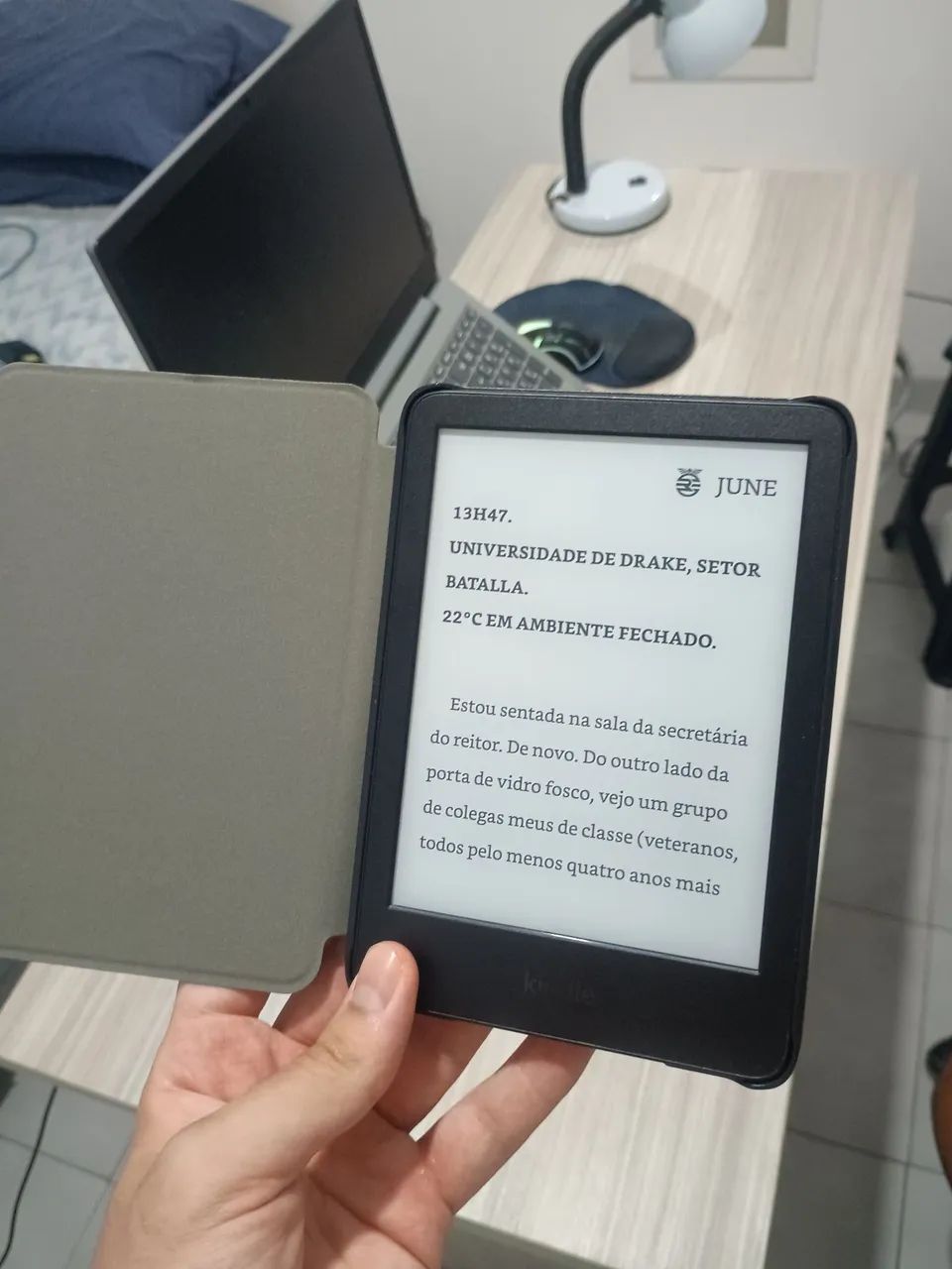 kindle 11° geração - 16gb + capinha