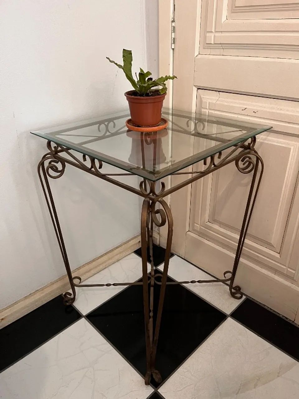 Mesa lateral de ferro / pintura eletrostática (não enferruja)  - Foto 2