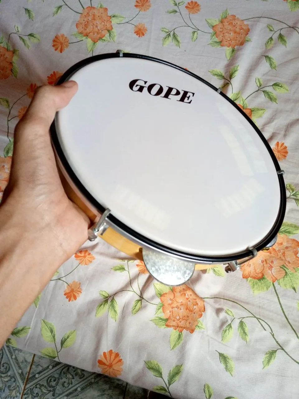 Pandeiro Gope 10 polegadas 6 tarraxas