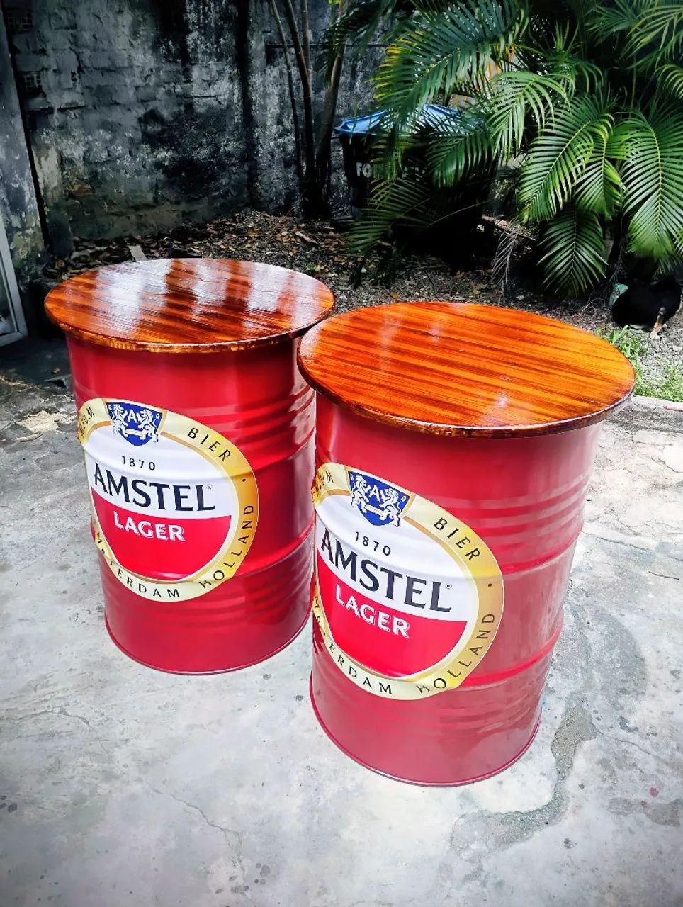 Tonel mesa bar