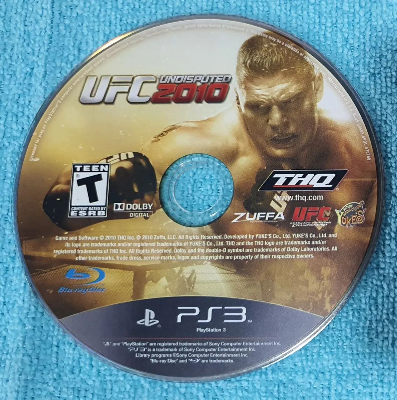 UFC 2010 PS3 somente disco