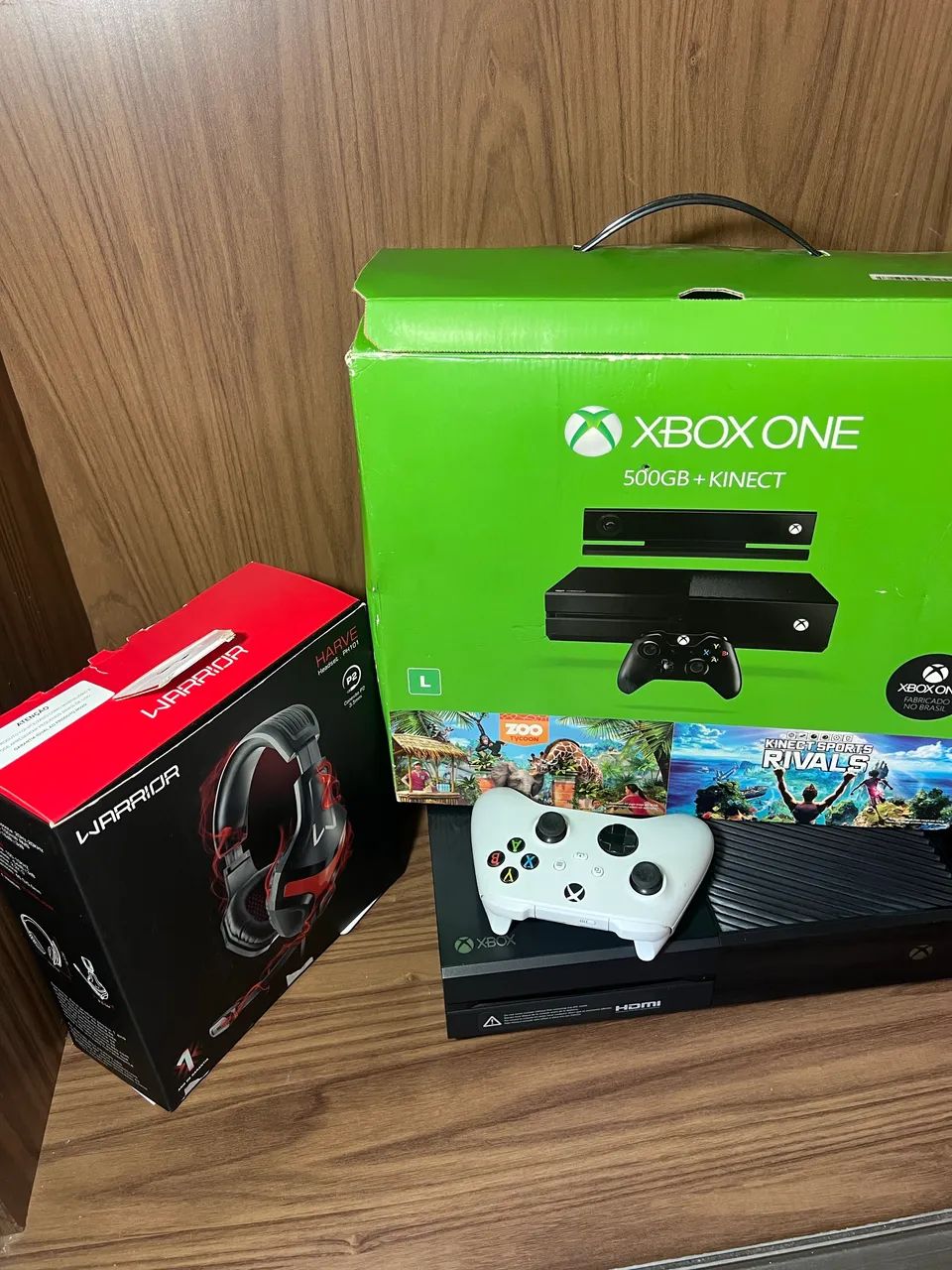 Xbox One + kinect+headseat