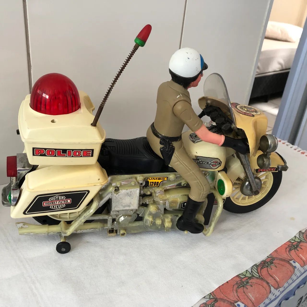 Brinquedo antigo Motorcycle grande - Foto 3