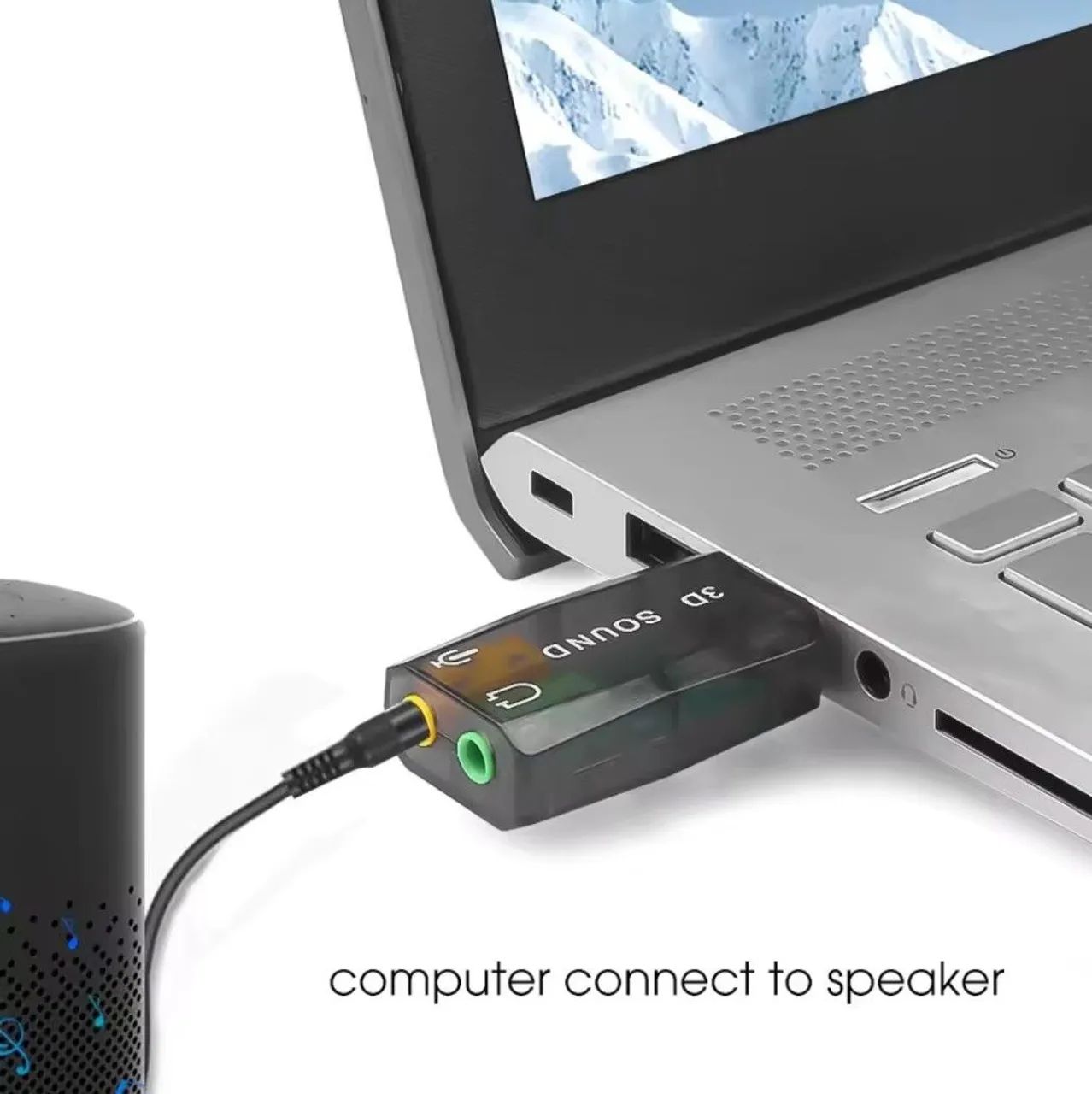 Placa som USB Pc e notebook  - Foto 3