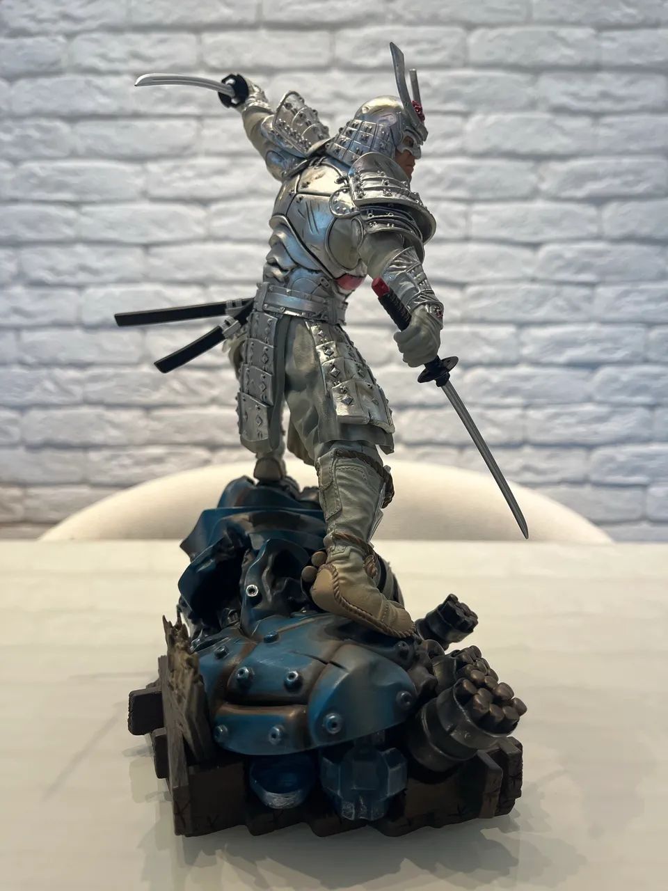 Samurai de Prata Silver - X-Men Iron Studios Wolverine - Foto 4
