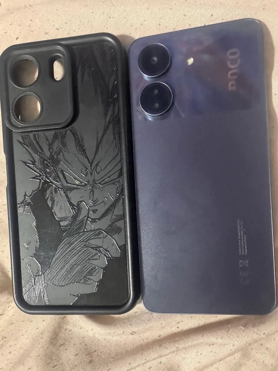 Celular Poco C65 256gb semi novo Azul com caixa
