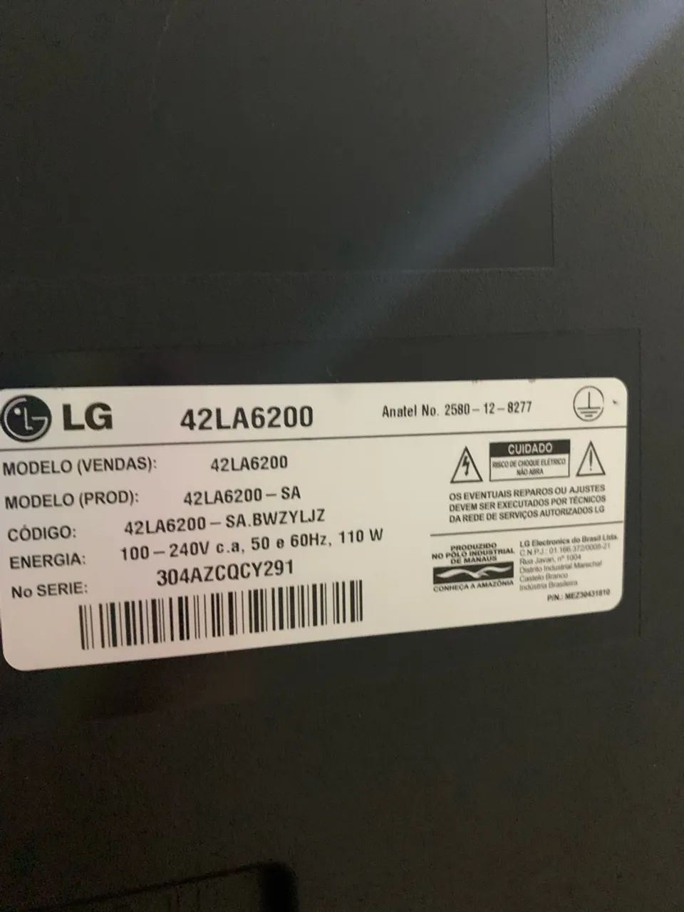 TV LG 42  LÁ 6200 - Foto 5