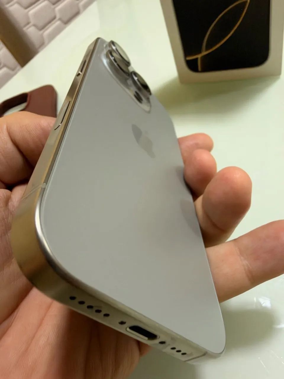 iphone 16 pro 256gb - titânio  - Foto 4