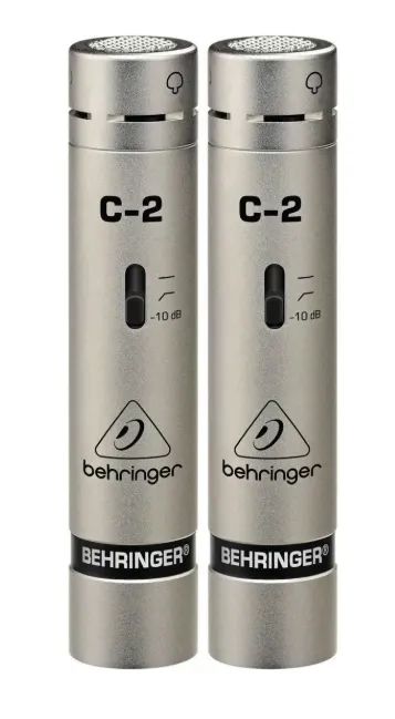 Microfones Behringer C-2 Condensador Cardioide cor prateado