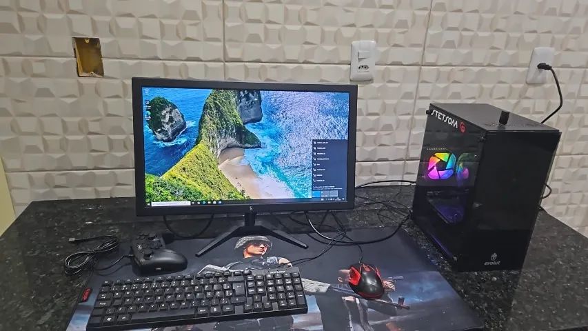 PC GAMER COMPLETO + USB DE INTERNET +MOUSEPAD +MOUSE 
