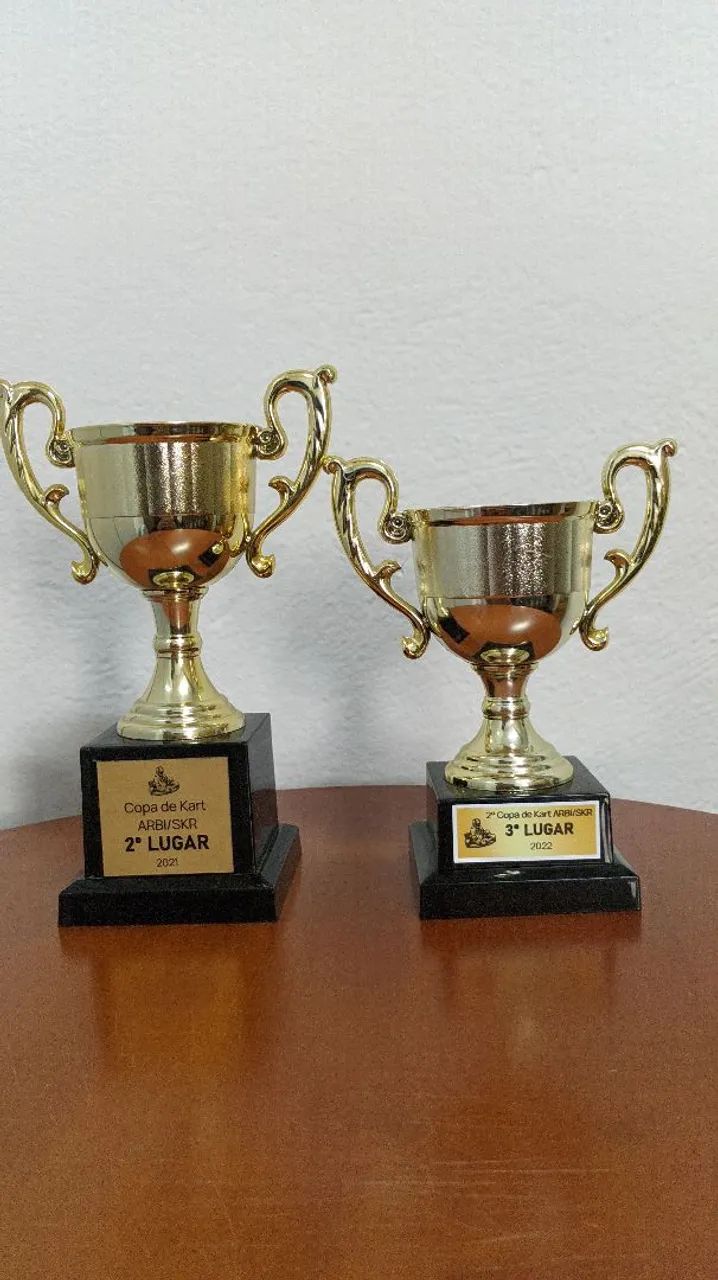 Troféus de Kart - Copa ARBU/SKR 