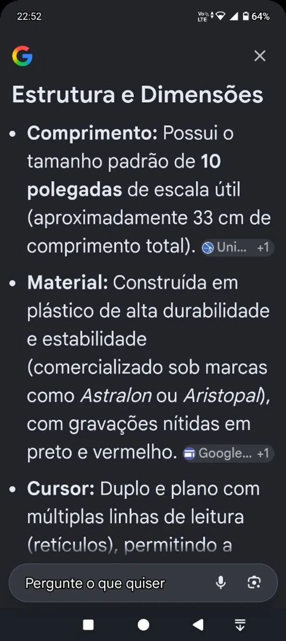 Régua de cálculo aristo 0968( peça de coleção) - Foto 5