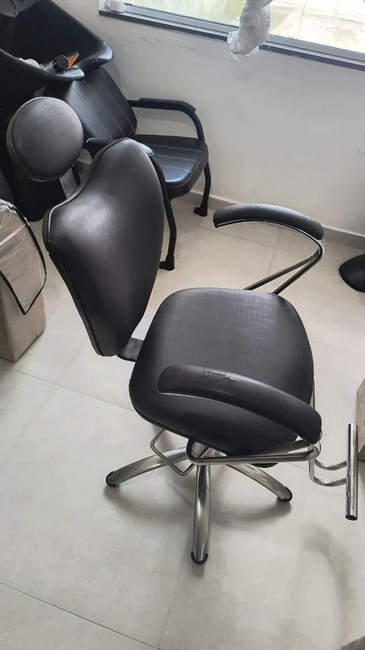 Cadeira hidráulica salão  - Foto 2