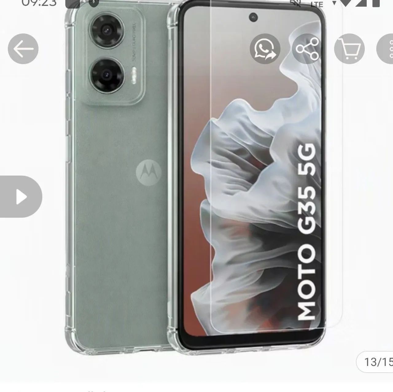 Vende moto g 35 usado 