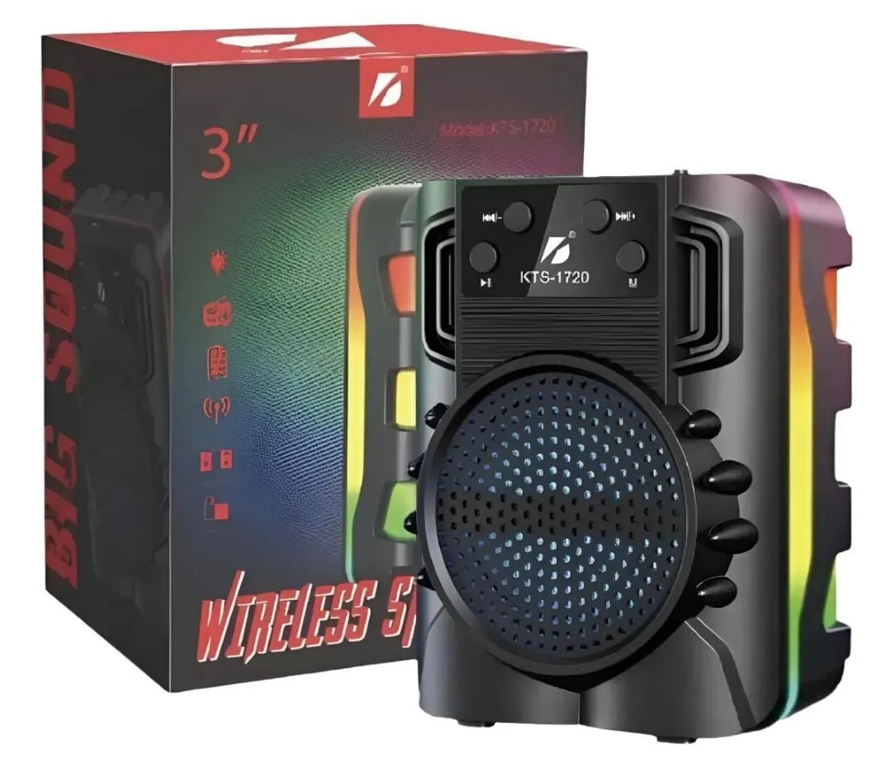 Caixa caixinha de som radio Mp3 bluetooth - Foto 2