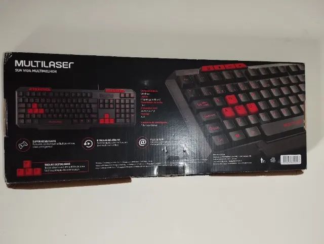 Teclado Gamer Slim Multilaser - Foto 2