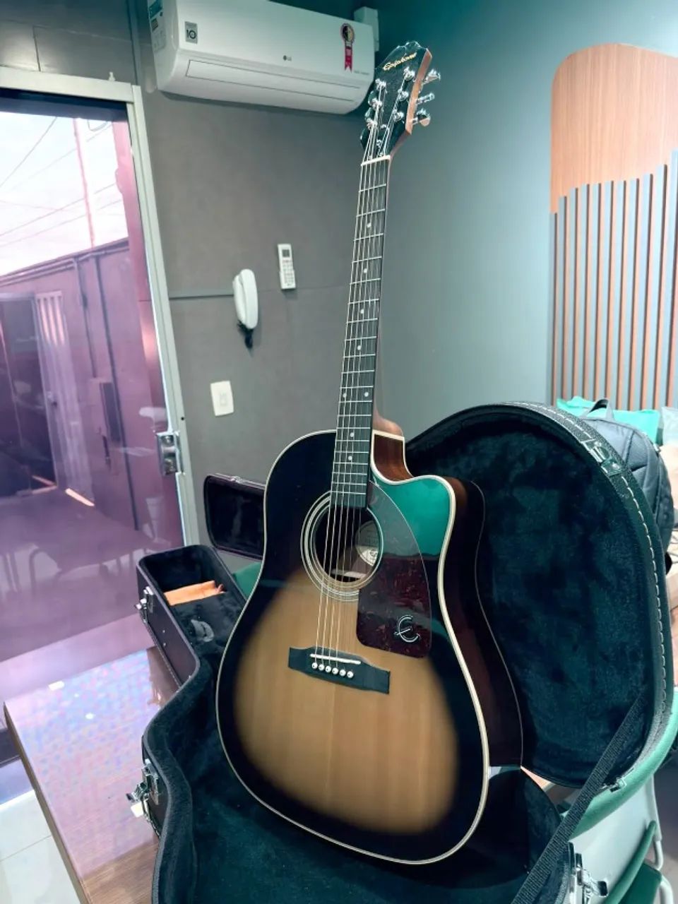 Violão Epiphone AJ-210CE VS - Foto 5
