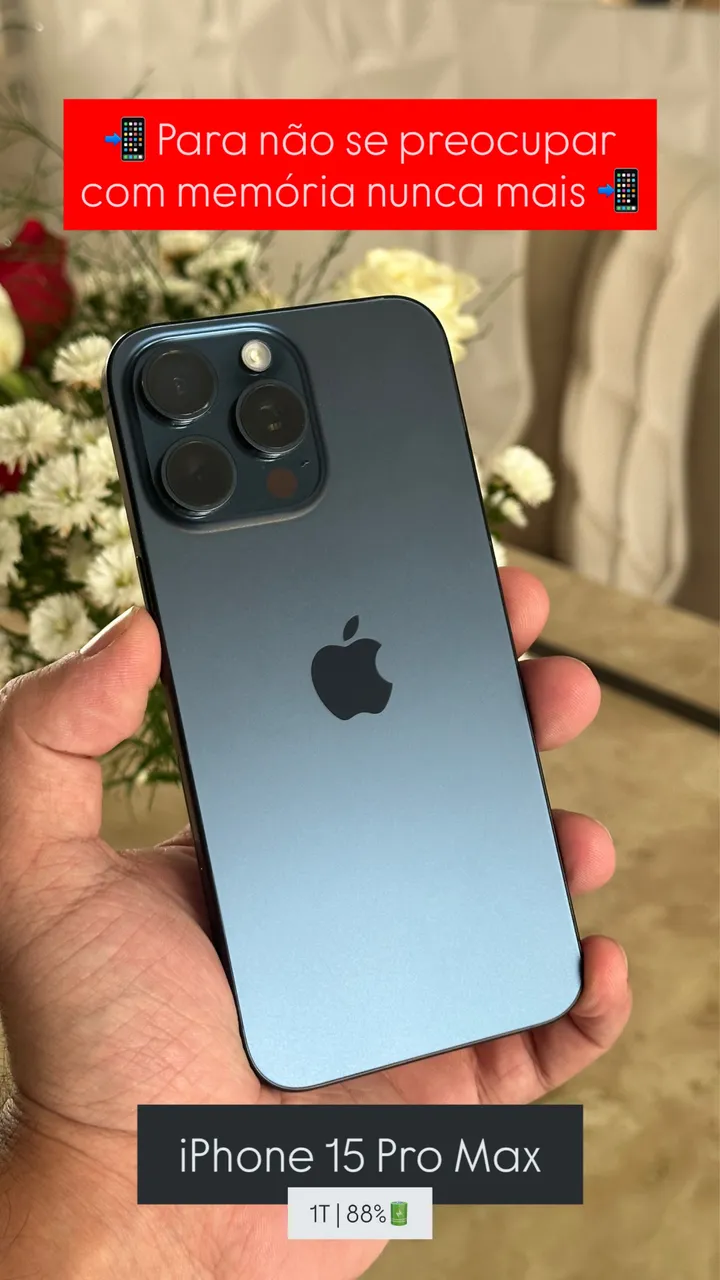 iPhone 15 Pro Max - 512gb - Perfeito - Celulares e Smartphones